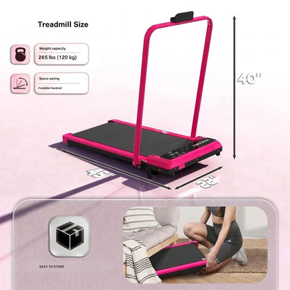 Foldable Incline Treadmill – Quiet Walking Pad for Home Gym