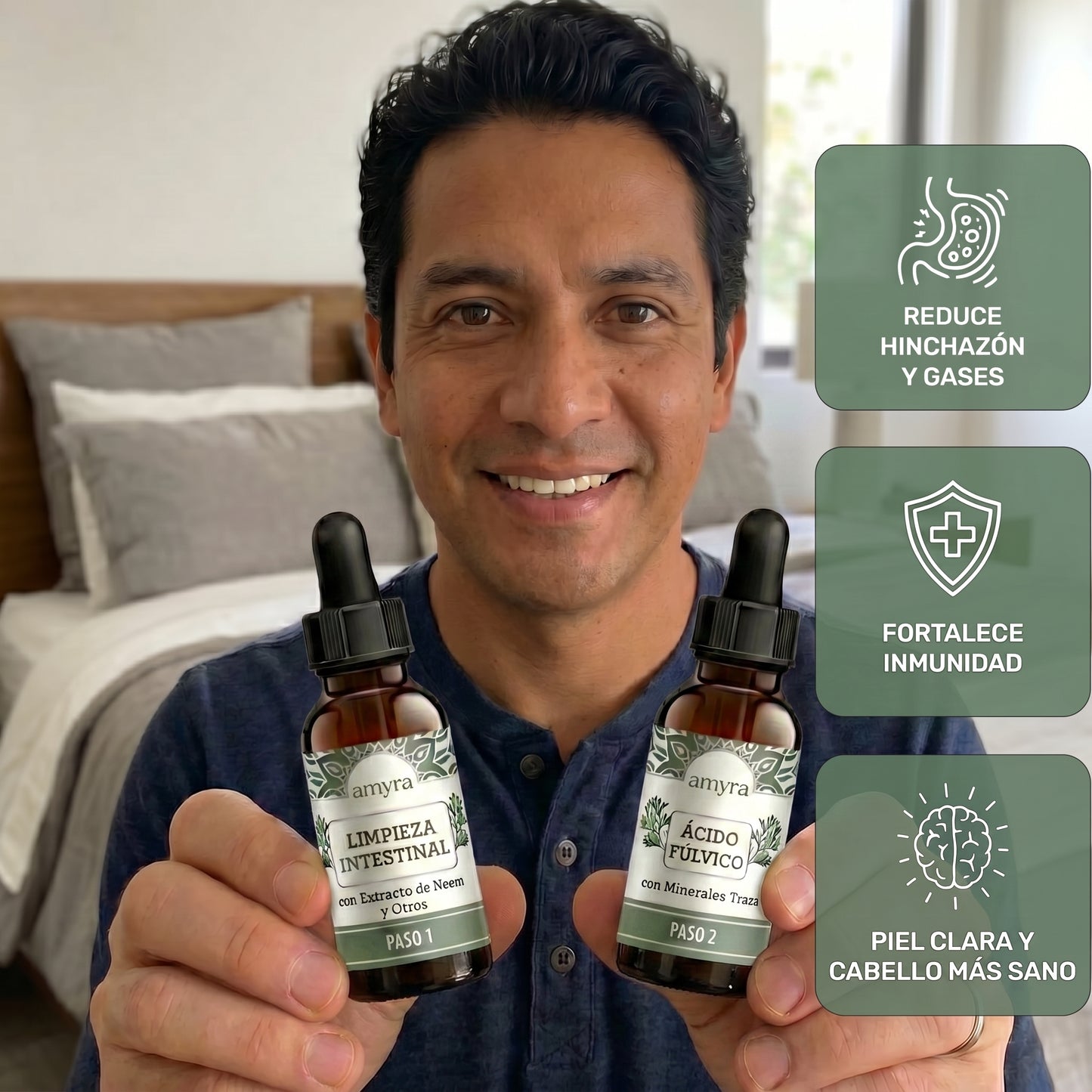 Amyra - Kit Herbal de 2 Pasos